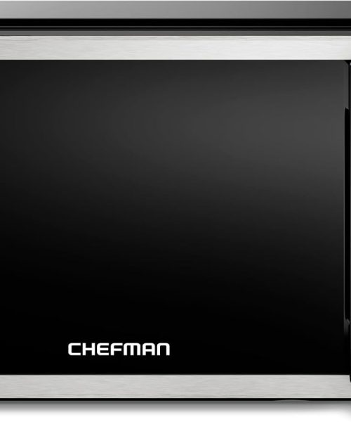 Chefman Countertop Microwave, 0.9 Cu Ft, 900W, Stainless Steel